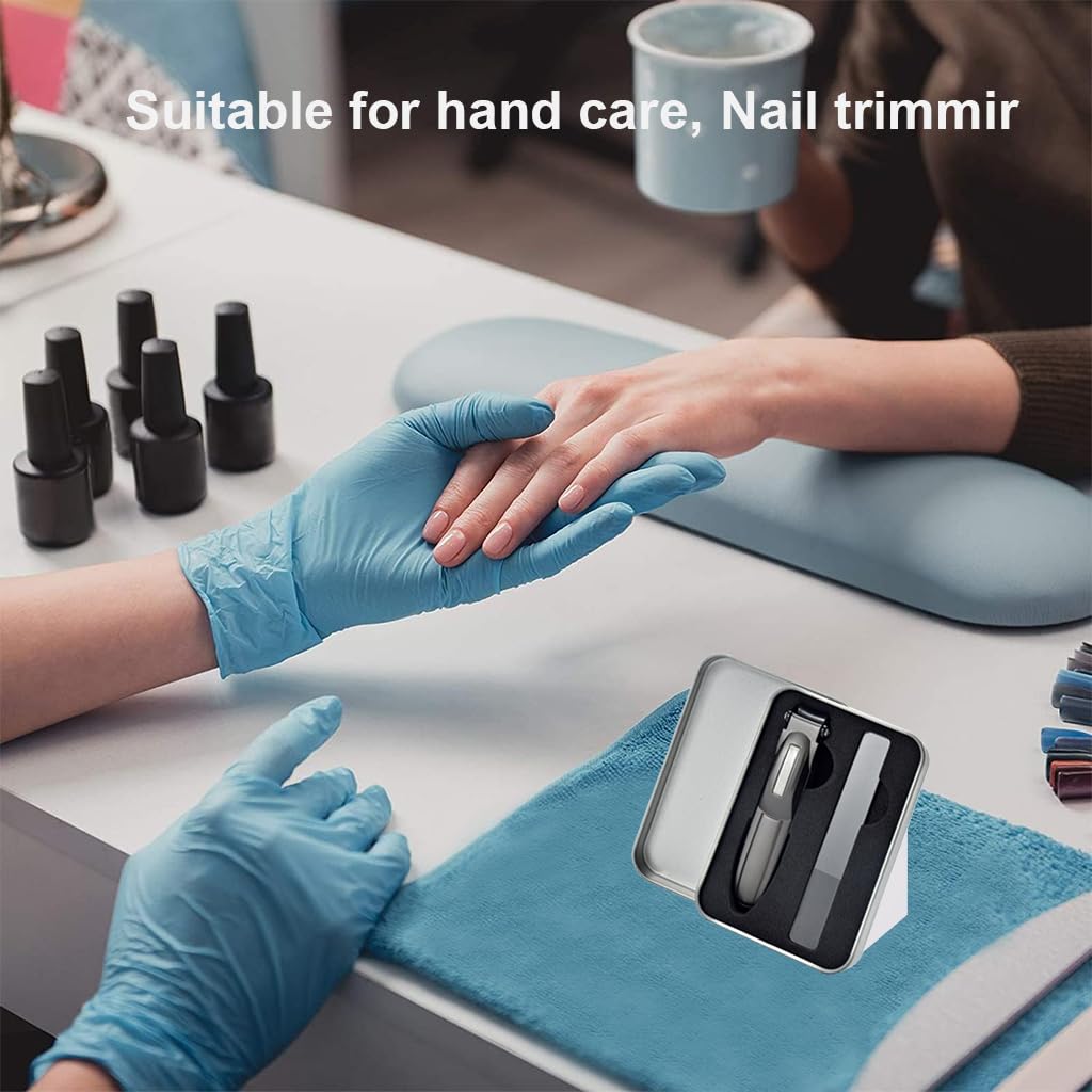 MAYCREATE Nail Cutter Set of 2Pcs Nail Clipper with Nail File Stainless Steel Nail Cutter Splash-proof Thick Nail Clipper Fashion Travel Nail Cutter Nail File with Storage Case MAYCREATE Nail Cutter Set of 2Pcs Nail Clipper with Nail File Stainless Steel Nail Cutter Splash-proof Thick Nail Clipper Fashion Travel Nail Cutter Nail File with Storage Case